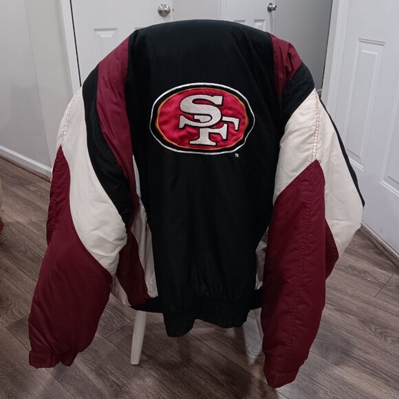 Vintage San Francisco 49ERS Jacket Size XL NFL Game Day T.F.G. Team Wear - Picture 10 of 12